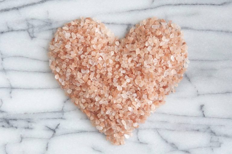 Pink Himalayan Rock Salt Heart pink Himalayan salt heart